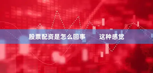 股票配资是怎么回事        这种感觉